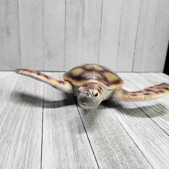 Sea Turtle Squishy Lifelike Animal Toy Action Figure Kids Party Gifts Education - Picture 7 of 11